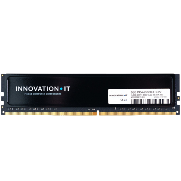 Innovation IT 8Go (1x8Go) DDR4 3200 MHz CL22 avec dissipateur