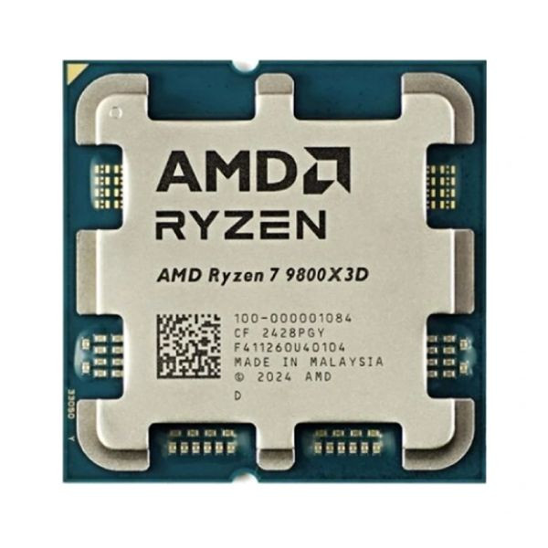  AMD Ryzen 7 9800X3D (4.7 GHz / 5.2 GHz) Tray Socket AM5 AMD, Ultra Pc Gamer Maroc AMD Ryzen 7 9800X3D (4.7 GHz / 5.2 GHz) Tray