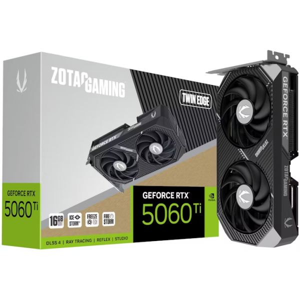 ZOTAC GAMING GeForce RTX 5060 Ti 16Go GDDR7 Twin Edge