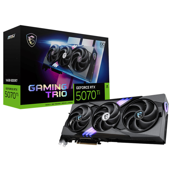 MSI GeForce RTX 5070 Ti GAMING TRIO OC 16Go GDDR7
