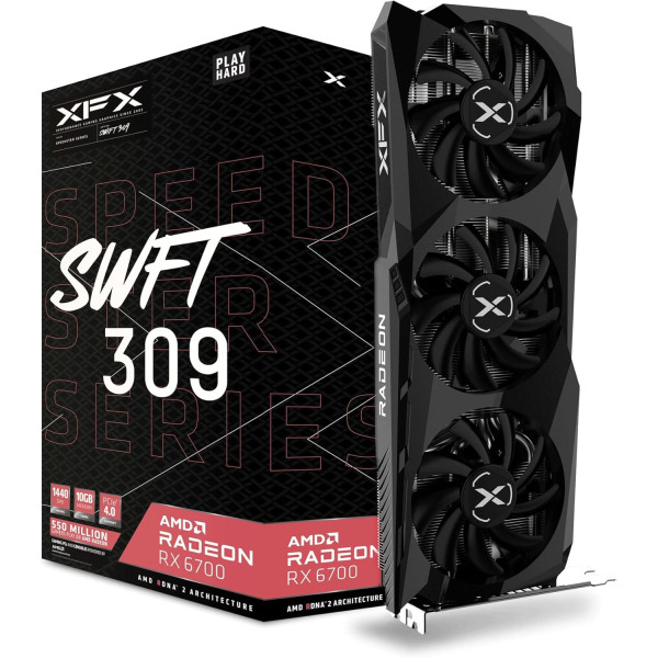 XFX Speedster Swift 309 AMD Radeon RX 6700 CORE Gaming 10Go GDDR6