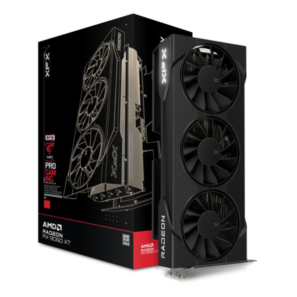 XFX AMD Radeon RX 9060 XT Swift OC Triple Fan Gaming Edition 16Go GDDR6