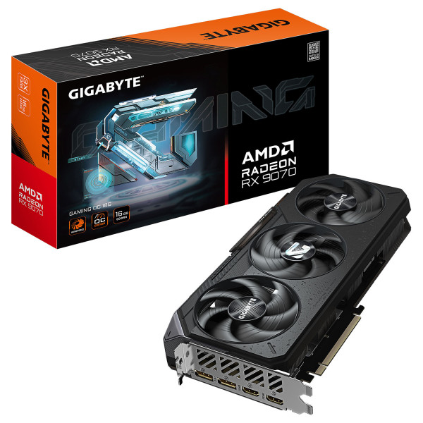 Gigabyte Radeon RX 9070 GAMING OC 16Go GDDR7